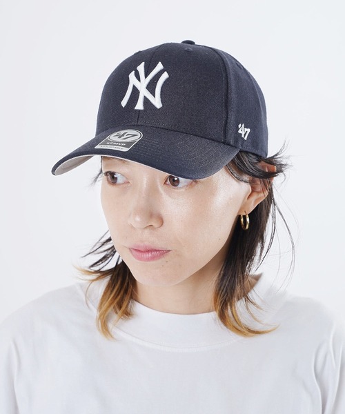 '47(フォーティーセブン)の「47 Yankees 47 MVP MVP17WBV(キャップ・メンズ・チャコール/ブラック/ホワイト/ベージュ/ネイビー/グレー/バーガンディー・ONE SIZE)」の9枚目の写真