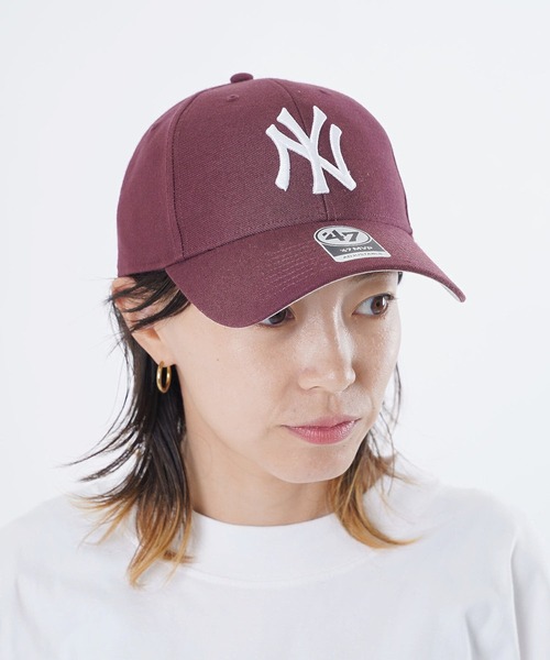 '47(フォーティーセブン)の「47 Yankees 47 MVP MVP17WBV(キャップ・メンズ・チャコール/ブラック/ホワイト/ベージュ/ネイビー/グレー/バーガンディー・ONE SIZE)」の10枚目の写真