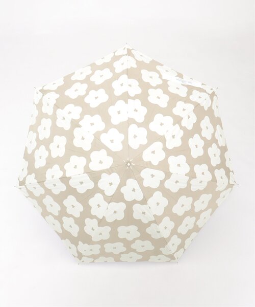 LBC(エルビーシー)の「ソフトフラワー遮光 長傘(長傘・レディース・オフホワイト/ベージュ・FREE)」の5枚目の写真