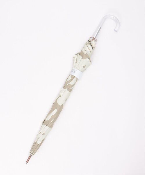 LBC(エルビーシー)の「ソフトフラワー遮光 長傘(長傘・レディース・オフホワイト/ベージュ・FREE)」の11枚目の写真