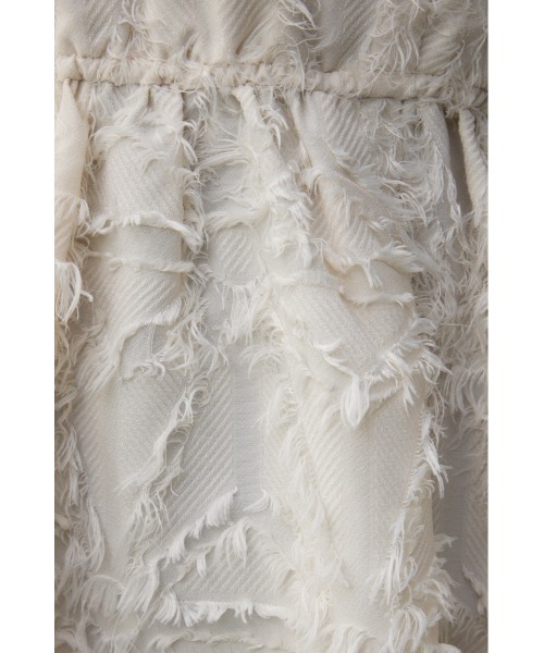 AZUL by moussy（アズールバイマウジー）の「ジャガードペプラムキャミソール（キャミソール・レディース・アイボリー/ブラック・FREE）」の14枚目の写真