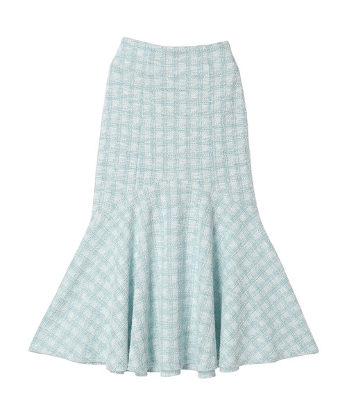 earth music&ecology（アースミュージックアンドエコロジー）の「カットソーツィードマーメイドスカート（スカート・レディース・ブラック系その他/グリーン系その他2・S/M）」の15枚目の写真