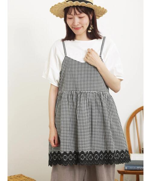 専用 Samansa Mos2 home's スカラップ刺繍レースエプロン Samansa Mos2 home's レースエプロン サマンサモスモスホームズ