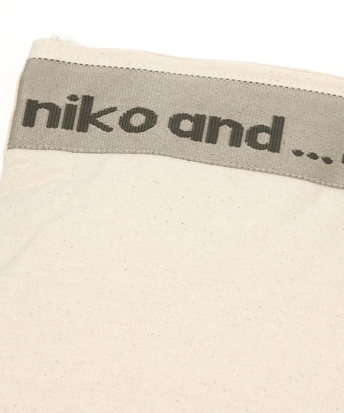 niko and...（ニコアンド）の「オリジナルニコロゴテープポーチ（ポーチ・レディース・グレー/アイボリー/カーキ・0）」の8枚目の写真
