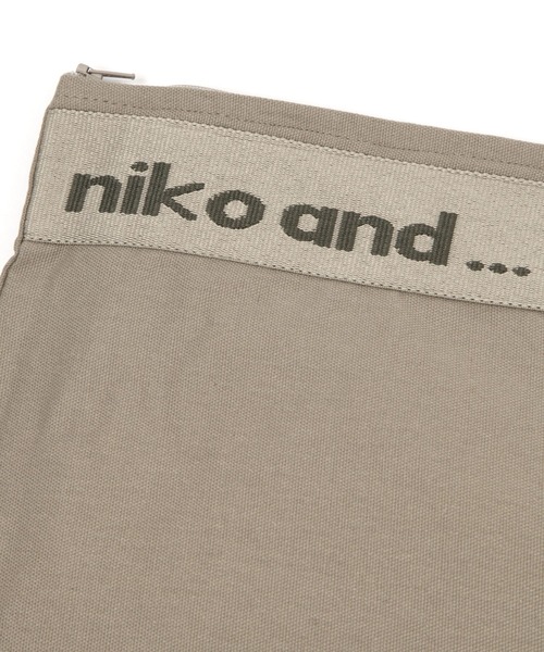 niko and...（ニコアンド）の「オリジナルニコロゴテープポーチ（ポーチ・レディース・グレー/アイボリー/カーキ・0）」の12枚目の写真