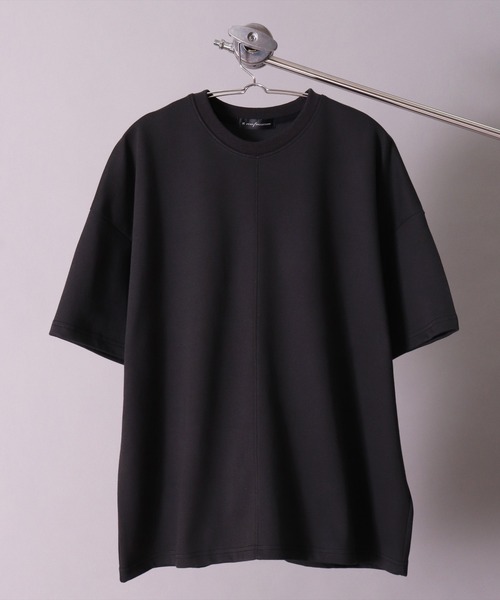 BAYBLO（ベイブロ）の「(BB)【ユニセックス】センターステッチ オーバーサイズ Tシャツ（Tシャツ/カットソー・メンズ・ダークグリーン/スミクロ/オフホワイト/ネイビー/オレンジ・FREE）」の17枚目の写真