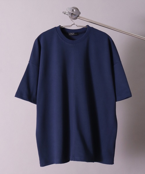 BAYBLO（ベイブロ）の「(BB)【ユニセックス】センターステッチ オーバーサイズ Tシャツ（Tシャツ/カットソー・メンズ・ダークグリーン/スミクロ/オフホワイト/ネイビー/オレンジ・FREE）」の20枚目の写真