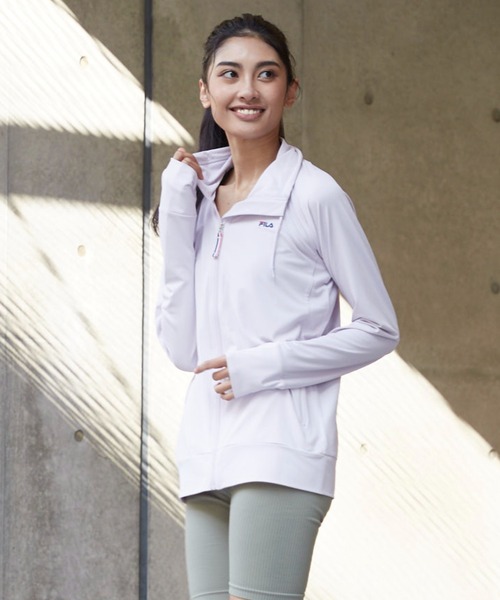 セール】【FILA:フィラ】レディースラッシュガード ブロック