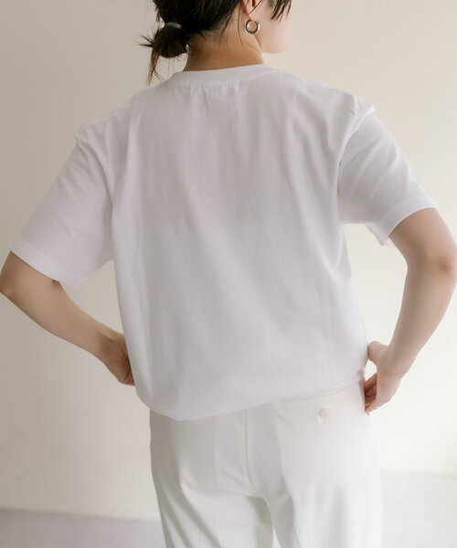 イアパピヨネ【ANGE IN DISGUISE】サングラス柄プリントTシャツ ear PAPILLONNER（イアパピヨネ）の「【ANGE IN DISGUISE】綿100
