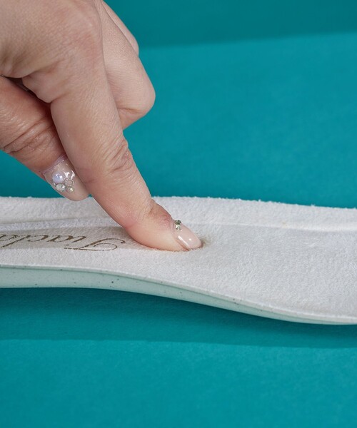 【撥水】スカラップニットフラットパンプス（パンプス）｜Tiaclasse（ティアクラッセ）