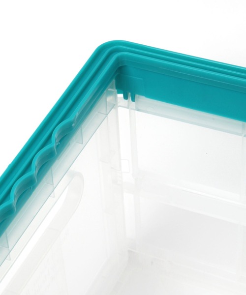 BAYFLOW（ベイフロー）の「[スタッキング可能]BF TYPOオリコン（収納グッズ・レディース・グリーン/ピンク・0）」の6枚目の写真