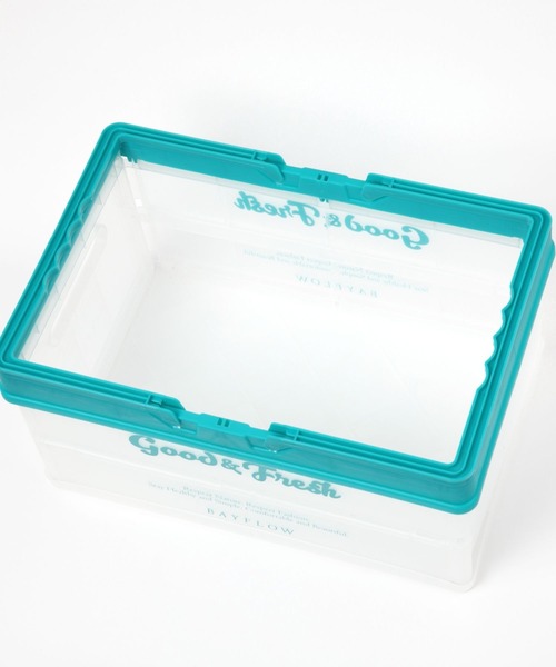 BAYFLOW（ベイフロー）の「[スタッキング可能]BF TYPOオリコン（収納グッズ・レディース・グリーン/ピンク・0）」の7枚目の写真