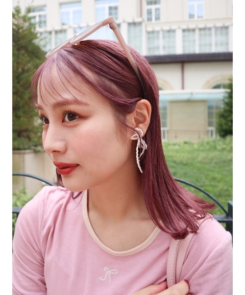 JUMELLE（ジュメロ）の「pearl butterfly pierce（ピアス（両耳用）・レディース・ホワイト・FREE）」の3枚目の写真