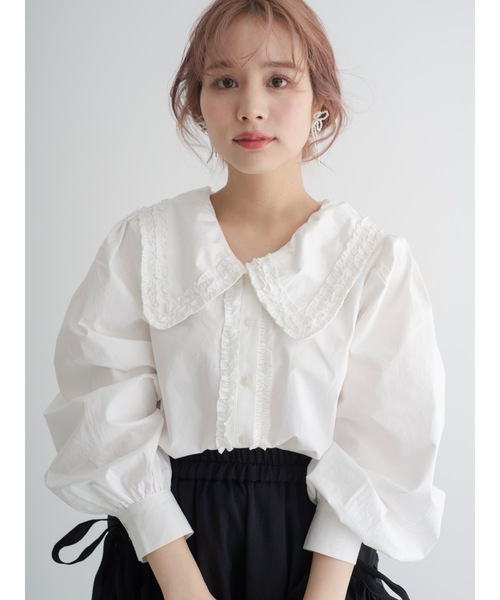 JUMELLE（ジュメロ）の「pearl butterfly pierce（ピアス（両耳用）・レディース・ホワイト・FREE）」の8枚目の写真