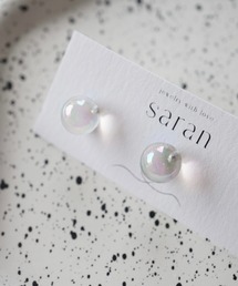 saran jewelry/チタン デザインピアス