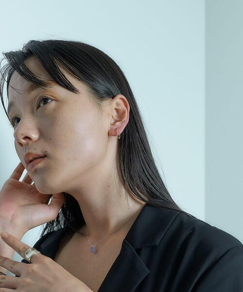 SMELLY(スメリー)の「SMELLY so’ thin hoop earring(イヤリング・レディース・シルバー・-)」の5枚目の写真