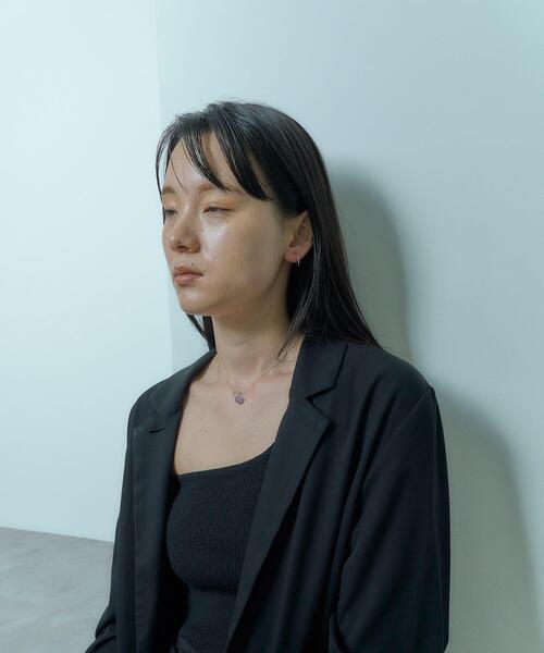 SMELLY(スメリー)の「SMELLY so’ thin hoop earring(イヤリング・レディース・シルバー・-)」の6枚目の写真