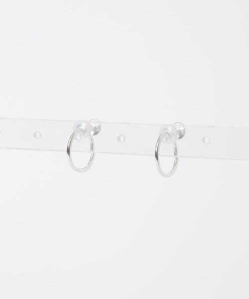 SMELLY(スメリー)の「SMELLY so’ thin hoop earring(イヤリング・レディース・シルバー・-)」の7枚目の写真