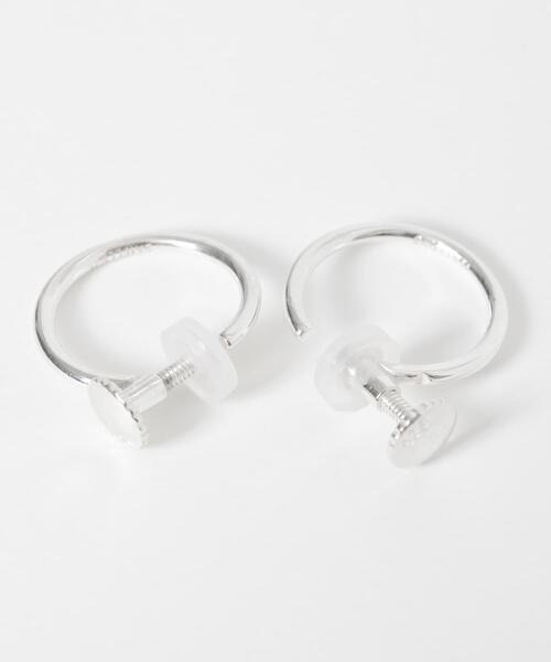 SMELLY(スメリー)の「SMELLY so’ thin hoop earring(イヤリング・レディース・シルバー・-)」の8枚目の写真
