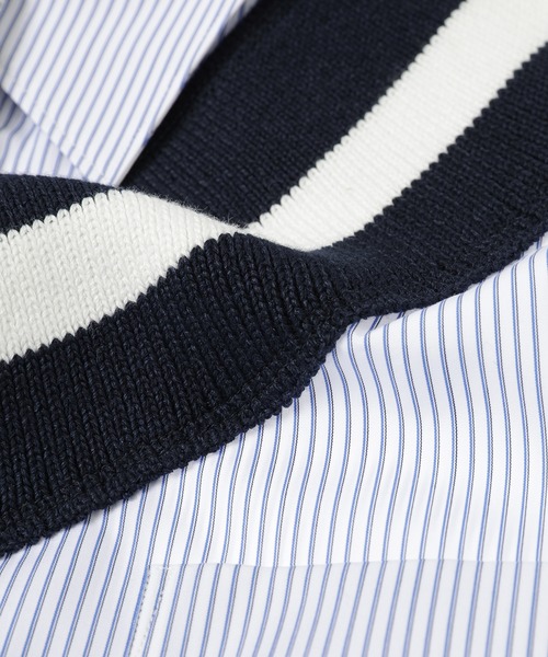 ★COMME des GARCONS HOMME DEUX★切替ストライプシャツ COMME des GARCONS HOMME DEUX コムデギャルソンオムドゥ