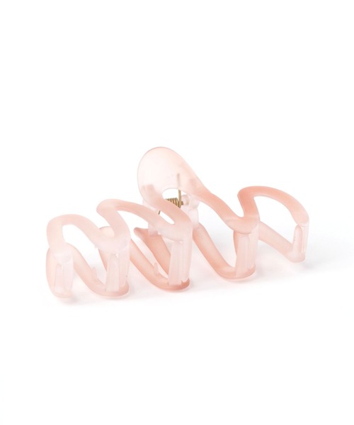 LAKOLE(ラコレ)の「うねうねくもりマットバンスクリップ / 127804(バレッタ/ヘアクリップ・レディース・ブルー/その他3/ピンク・FREE)」の4枚目の写真