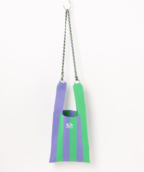 FRUIT OF THE LOOM(フルーツオブザルーム)の「【FRUIT OF THE LOOM】STRIPED MINI SHOULDER BAG/ミニショルダーバッグ/ストライプ柄(ショルダーバッグ・メンズ・ネイビー/レッド/グリーン/サックスブルー/ラベンダー・FREE)」の22枚目の写真
