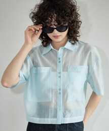 Formeque（フォルミーク）の「【Formeque】シアーシャツ（シャツ/ブラウス）」