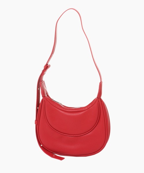 RAGEBLUE（レイジブルー）の「ハーフムーンハンドバック（ショルダーバッグ・レディース・ブラック/レッド・FREE）」の5枚目の写真