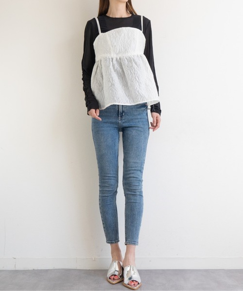 Fabby fabby(ファビィーファビィー)の「ポインテッドワンベルトサンダル(サンダル・レディース・シルバー/ゴールド/ブラック・MEDIUM/LARGE/SMALL)」の19枚目の写真