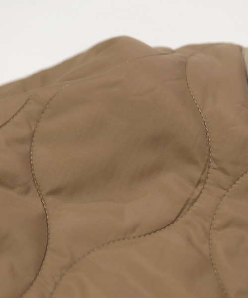 D.M.G.（ドミンゴ）の「[D.M.G. / ディーエムジー] ナイロンリップキルトライナーコート（ダウンジャケット/コート・レディース・ベージュ・FREE）」の3枚目の写真