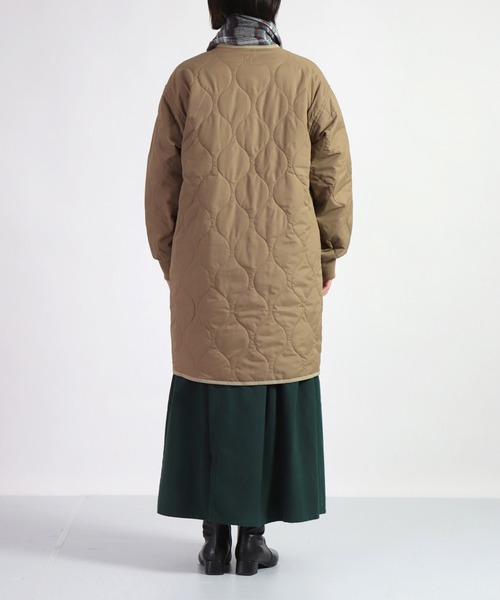 D.M.G.（ドミンゴ）の「[D.M.G. / ディーエムジー] ナイロンリップキルトライナーコート（ダウンジャケット/コート・レディース・ベージュ・FREE）」の5枚目の写真