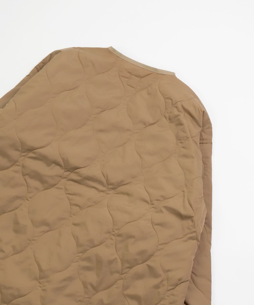 D.M.G.（ドミンゴ）の「[D.M.G. / ディーエムジー] ナイロンリップキルトライナーコート（ダウンジャケット/コート・レディース・ベージュ・FREE）」の12枚目の写真