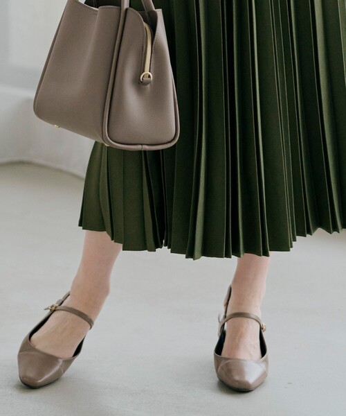 grove（グローブ）の「◆メリージェーンパンプス（パンプス・レディース・ブラック/ブラウン系その他/シルバー・L/M/S）」の2枚目の写真