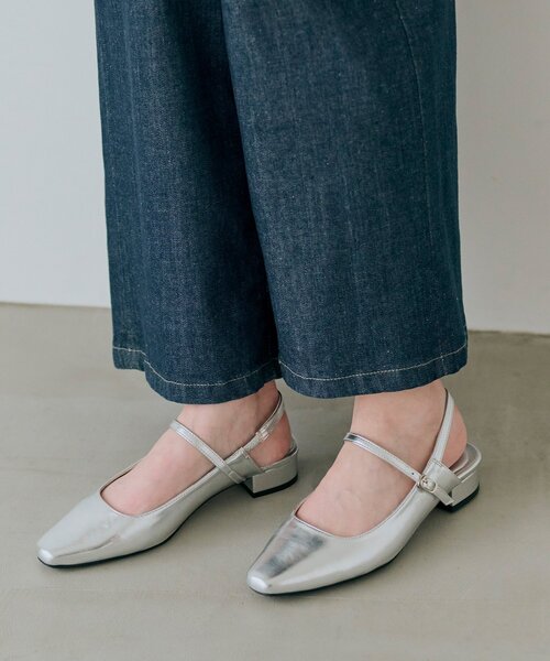 grove（グローブ）の「◆メリージェーンパンプス（パンプス・レディース・ブラック/ブラウン系その他/シルバー・L/M/S）」の3枚目の写真