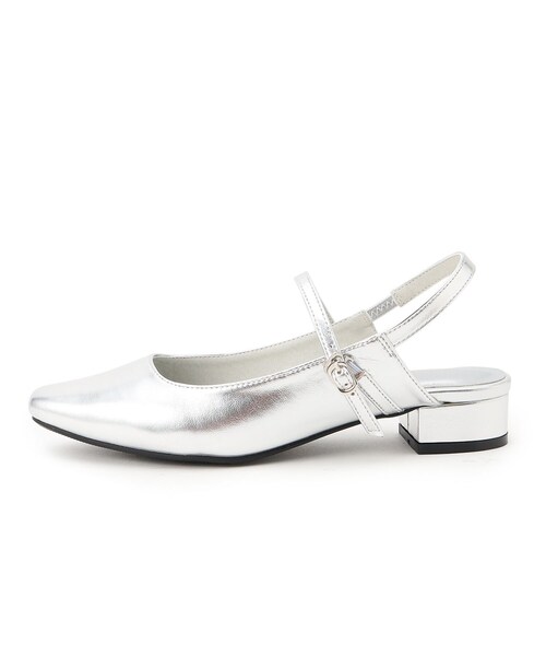 grove（グローブ）の「◆メリージェーンパンプス（パンプス・レディース・ブラック/ブラウン系その他/シルバー・L/M/S）」の5枚目の写真