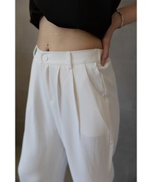 SALTMINT | 〔 選べる４size / ３color 〕2タックハイウエストスラックス(スラックス)