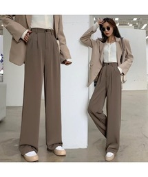 SALTMINT | 〔 選べる４size / ３color 〕2タックハイウエストスラックス　ノームコア(スラックス)