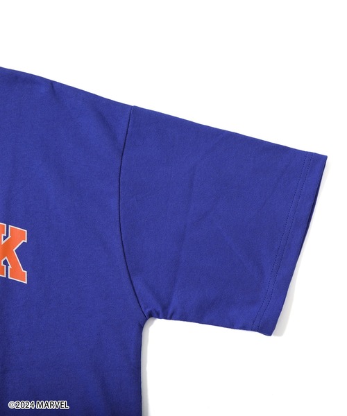 GLAZOS（グラソス）の「【大人向けサイズあり】【MARVEL】スパイダーマン/カレッジロゴビッグTシャツ（Tシャツ/カットソー・キッズ・ホワイト/ブルー/ブラック・M/S/LL/L）」の15枚目の写真