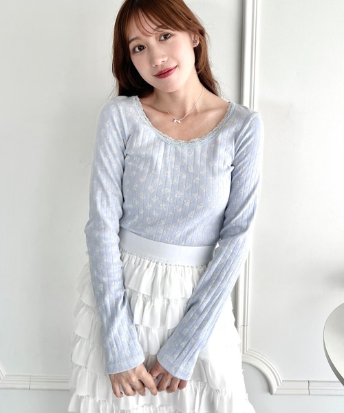 レーストリムプリーツトップス レーストリムトップス - ブラック - レディース | H&M JP