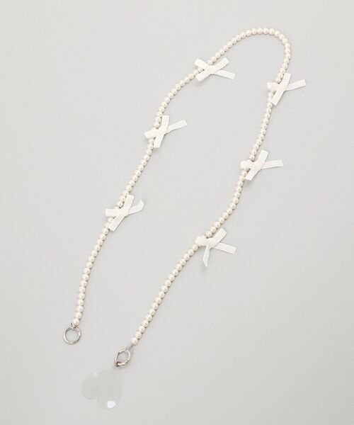 MAJESTIC LEGON（マジェスティックレゴン）の「ガーリーモチーフストラップ（スマホグッズ・レディース・ブラック系その他/オフホワイト/ホワイト系その他/ブラック・FREE）」の16枚目の写真