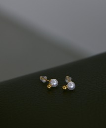 ポイントパールピアス/シルバー925