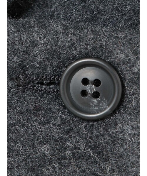 mizuiroind（ミズイロインド）の「mizuiro ind ウールブレンドスタンドカラーコート（その他アウター・レディース・ネイビー/ライトグレー/ブラック/チャコールグレー/グレー系その他5/グレー系その他・FREE）」の10枚目の写真