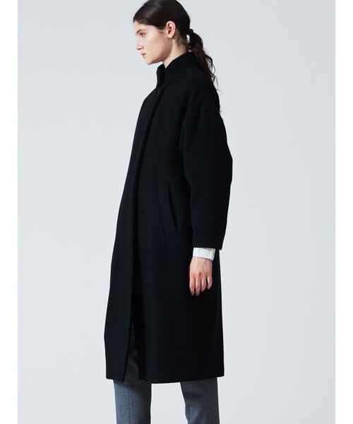 mizuiroind（ミズイロインド）の「mizuiro ind ウールブレンドスタンドカラーコート（その他アウター・レディース・ネイビー/ライトグレー/ブラック/チャコールグレー/グレー系その他5/グレー系その他・FREE）」の17枚目の写真