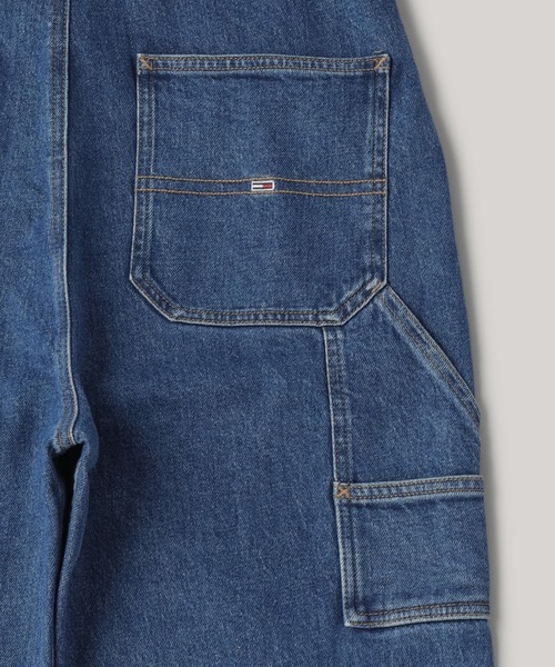 TOMMY HILFIGER(トミーヒルフィガー)の「クラシックダンガリーフラッグオーバーオール(サロペット/オーバーオール・レディース・インディゴブルー・SMALL/MEDIUM)」の9枚目の写真