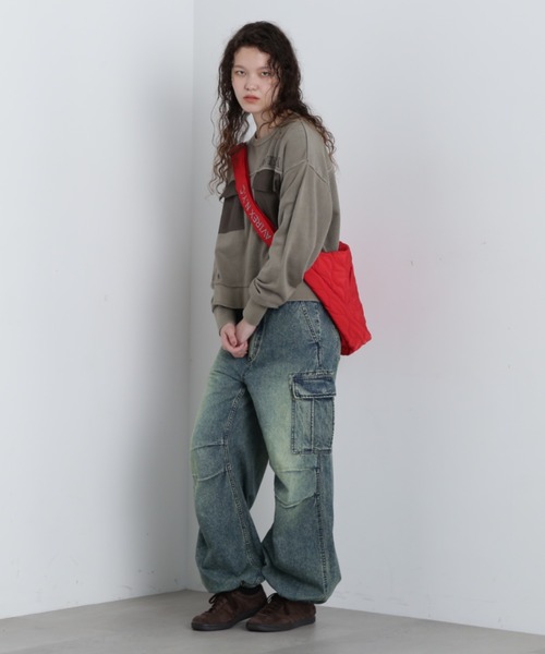 AVIREX(アヴィレックス)の「《限定》BONDING QUILTING SHOULDER BAG/キルティングショルダーバッグ(ショルダーバッグ・レディース・レッド/グリーン系その他/ネイビー/ブラック/ブラック系その他・F)」の15枚目の写真