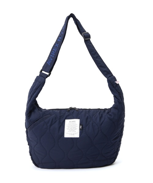 AVIREX(アヴィレックス)の「《限定》BONDING QUILTING SHOULDER BAG/キルティングショルダーバッグ(ショルダーバッグ・レディース・レッド/グリーン系その他/ネイビー/ブラック/ブラック系その他・F)」の10枚目の写真