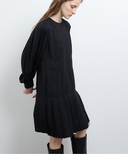 セール】ジョーゼットプリーツワンピース（ワンピース）｜LANVIN