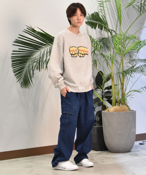 スウェット・トレーナー IONSEOUL match denim MTM KOM（ドットコム）の「『.KOM/ドットケーオーエム』MANCHESTER