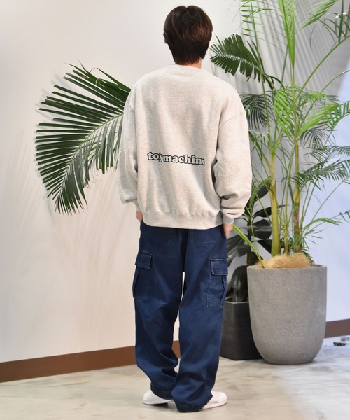 TOY　MACHINE（トイ　マシーン）の「【ムラサキスポーツ限定】TOY MACHINE/トイマシーン スウェット/トレーナー オーバーサイズ 刺繍 MTMFESW6（スウェット・メンズ・アッシュグレー/ブラック・M/L/XL）」の14枚目の写真