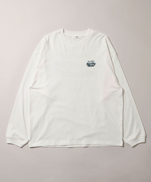 WEGO(ウィゴー)の「WEGO/フロッキーロゴBIG T(Tシャツ/カットソー・メンズ・アイボリー/ホワイト/グリーン・LARGE/MEDIUM)」の8枚目の写真